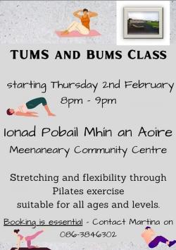 Tums and Bums Classes - Meenanenary Community Centre