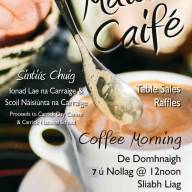 Coffee morning in The Sliabh Liag Visitors Centre on Sunday 7th December 