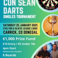 2025 Con Sean Darts Tournament Carrick