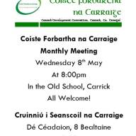 Coiste Forbartha na Carraige May 2024 Meeting